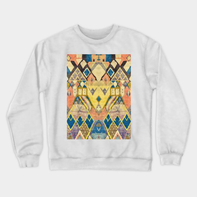 Heritage moroccan Berber Design Crewneck Sweatshirt by SalmaBazaar